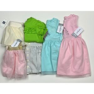 NWT BABY GIRL SUMMER BUNDLE,  SIZE 6-12 MONTHS   CARTER, GAP,
